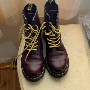 Dr. Martens Purple Boots